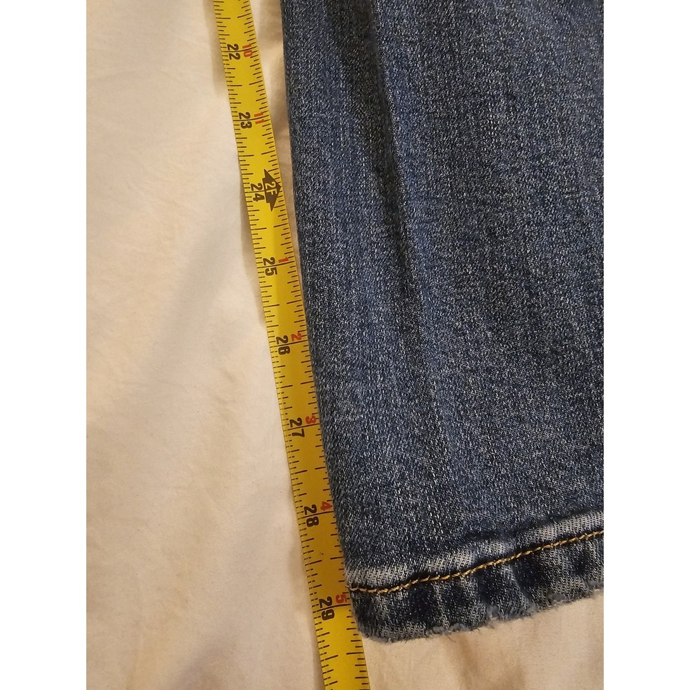Wrangler Boot Cut Jeans Womens 11x30 Blue Denim Mid Rise Stretch - Picture 5 of 13
